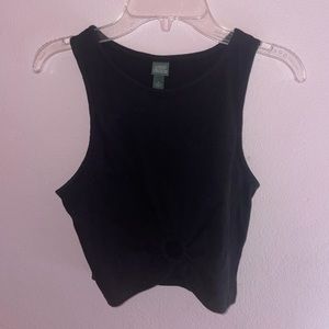 Black O-ring detail Tank top